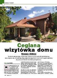 Ceglana wizytówka domu. Elewacja z klinkieru
